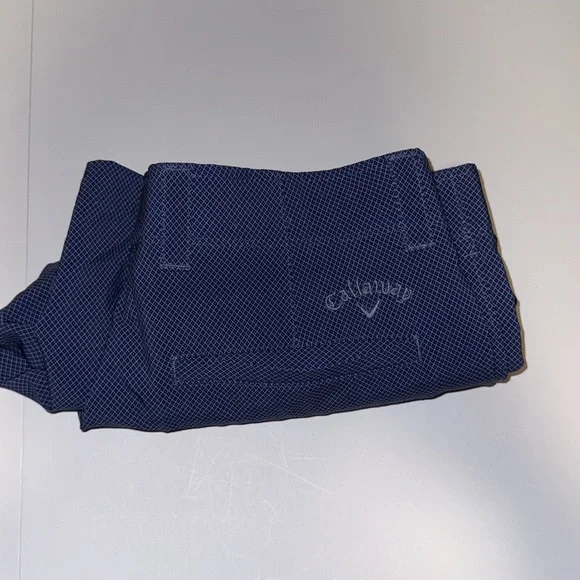 Callaway Navy Flat Front Shorts - Picture 2 of 7